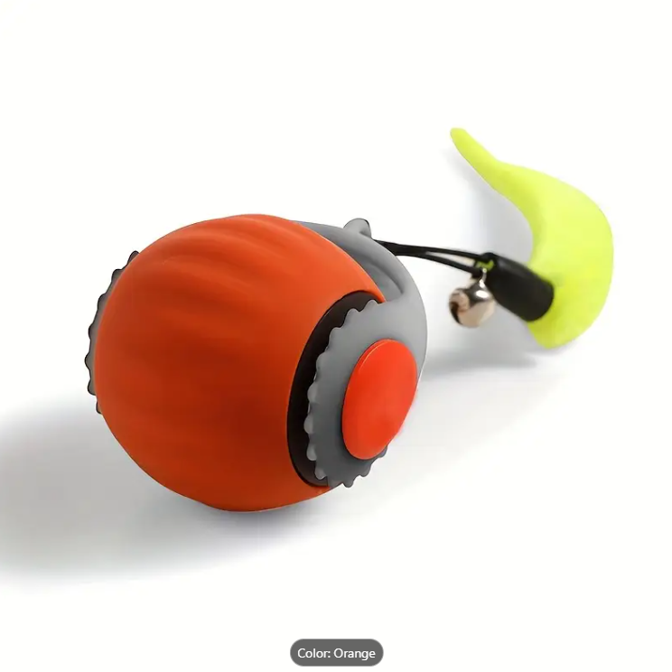 Smart Cat Teaser Ball - Interactive Rolling with Intelligent Obstacle Avoidance