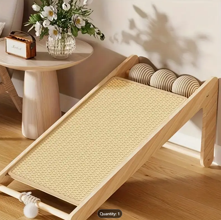 Durable Jute Rope Cat Scratching Post - Multi-Level Climbing & Scratching Pad