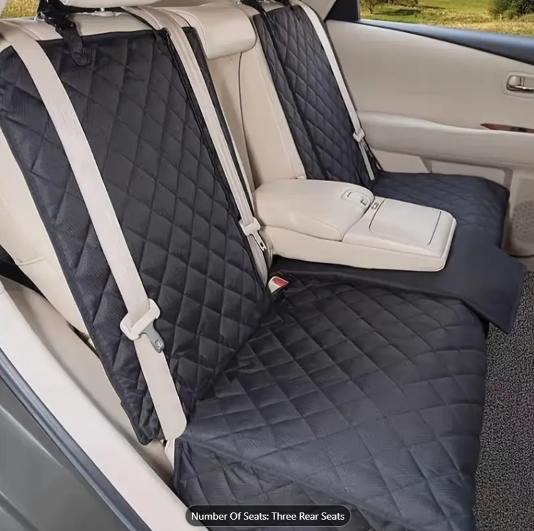 Durable Backseat Car Cover - For Pets